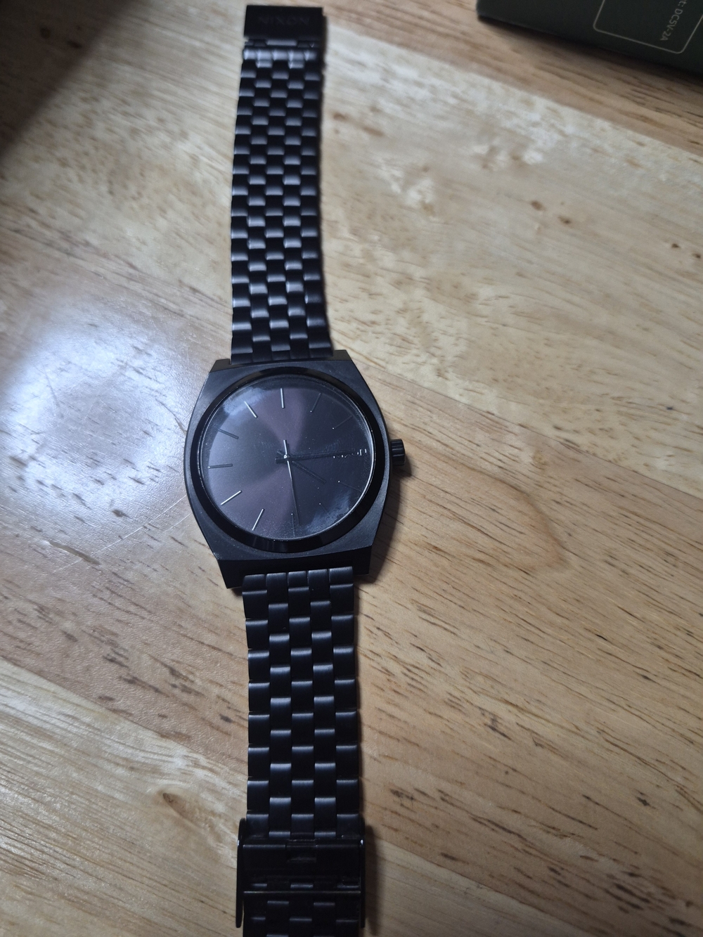Nixon Women's Black Metal Bracelet Watch with Minimal Dial